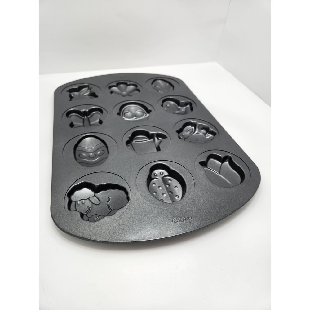 Wilton Easter Mini Cake Pan 12 Cakes Spring Baking
